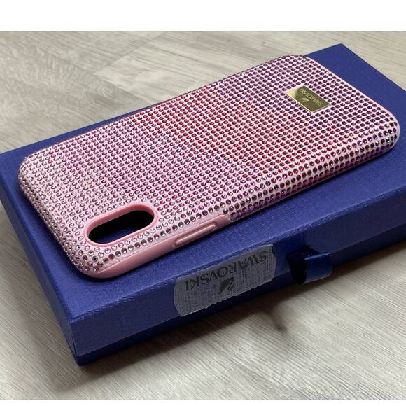 Swarovski High Love gradation of pink tones iPhone XS Max Case - Picture 6 of 8